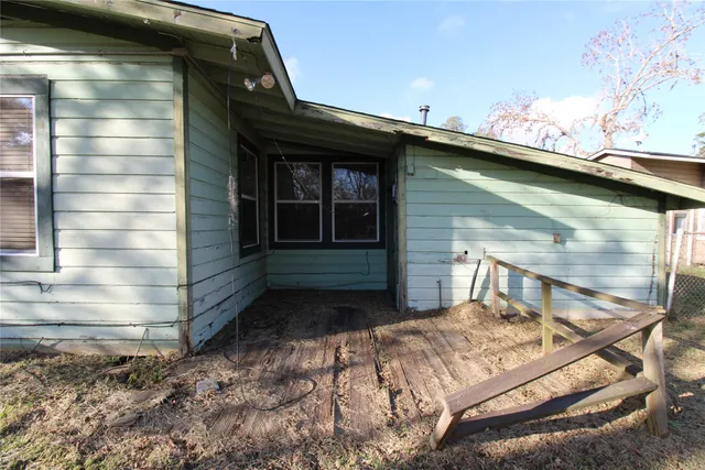a view of a house with a window