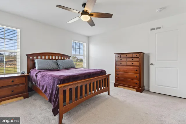 a bathroom with a double vanity sink toilet and a mirror