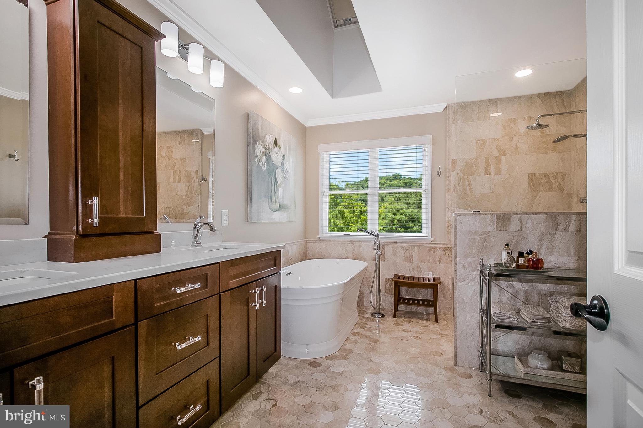 204 South Pond Road Hockessin, DE 19707 - Photo 21 of 39 Spa-Like Master Bathroom with Skylight