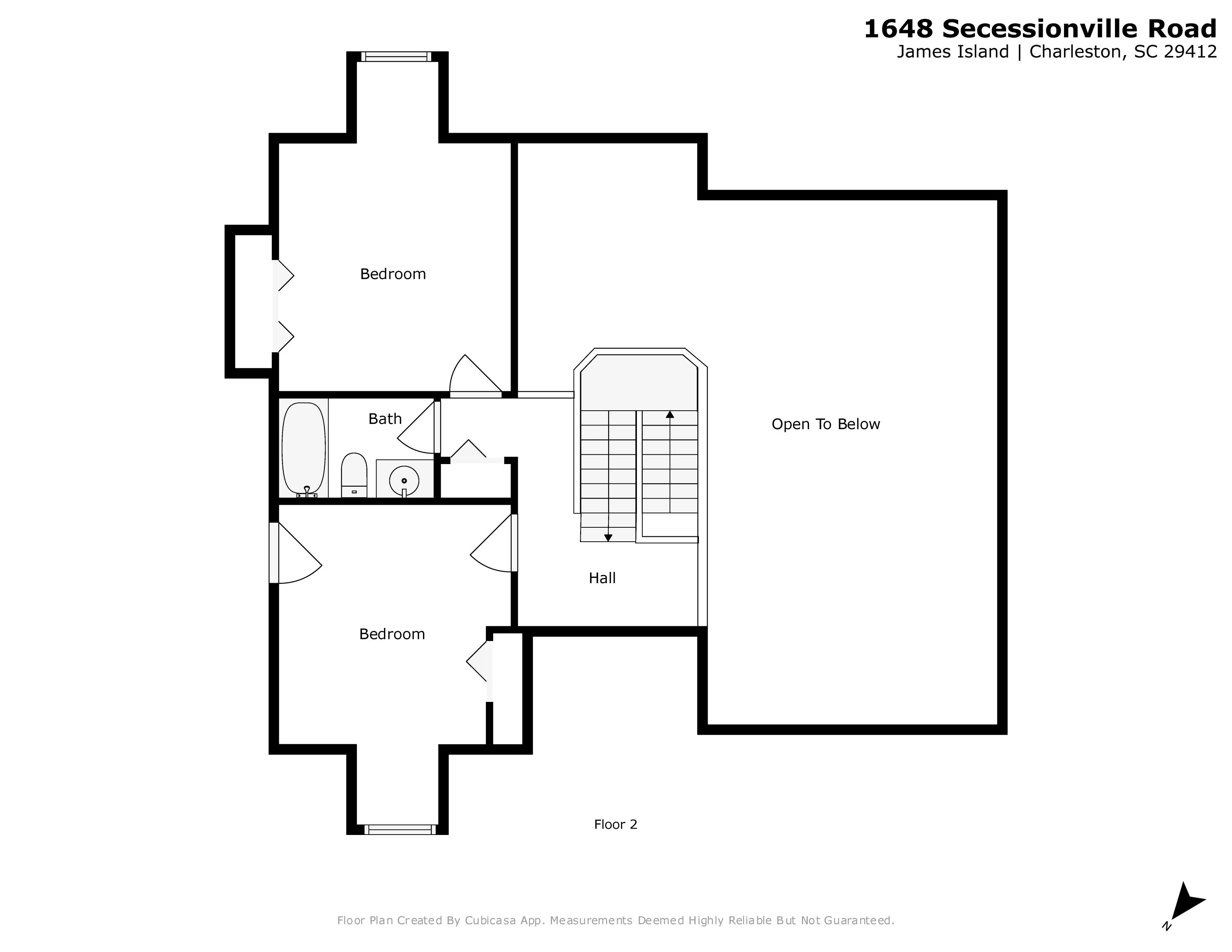 1648 Secessionville Road Charleston, SC 29412 - Photo 57 of 58 floorplan_2nd floor