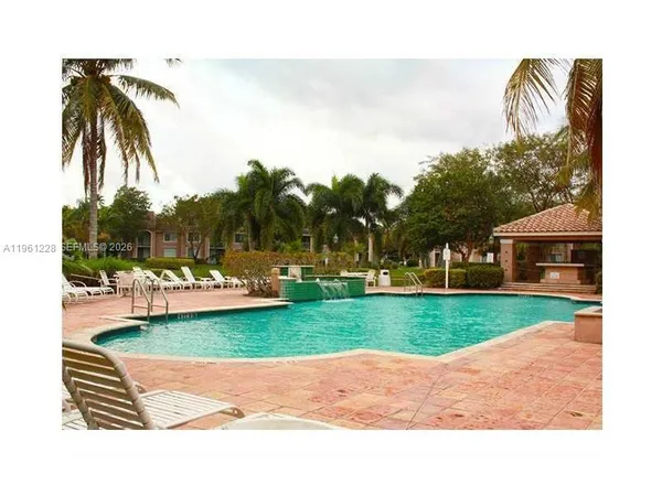 a view of a patio with a patio