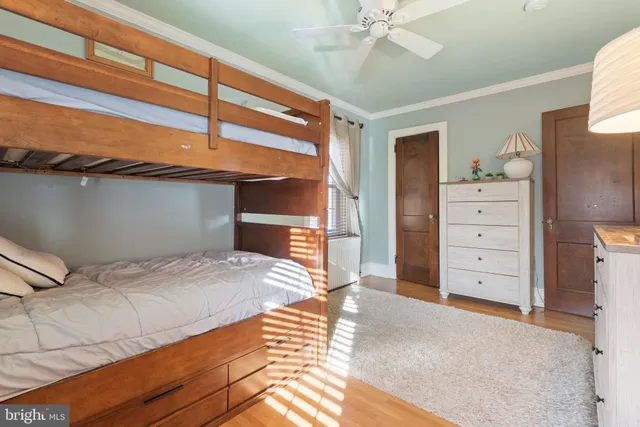 a view of a bedroom with closet