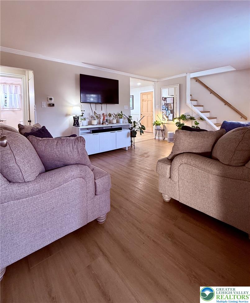 1275 Macada Road Bethlehem, PA 18017 - Photo 20 of 87 a living room with furniture and a flat screen tv