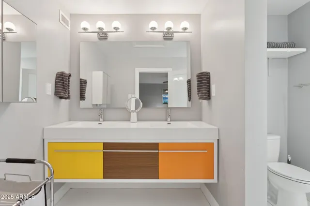 a room with a bed and a window