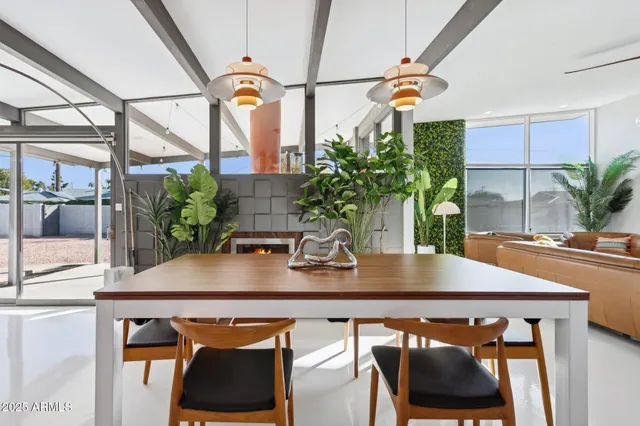 a view of a house with a street