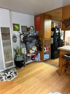 a view of a livingroom with furniture and a rug