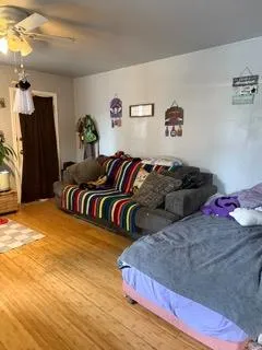 a room with furniture and window