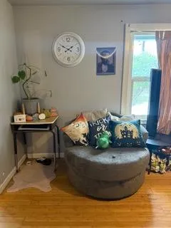 a living room filled with furniture