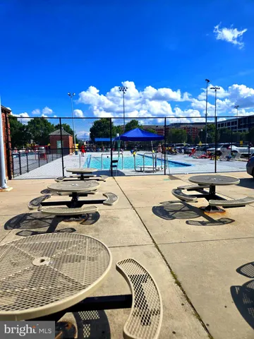 a view of a park with entertaining space