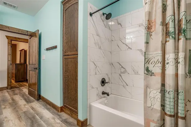 a room with storage and utility