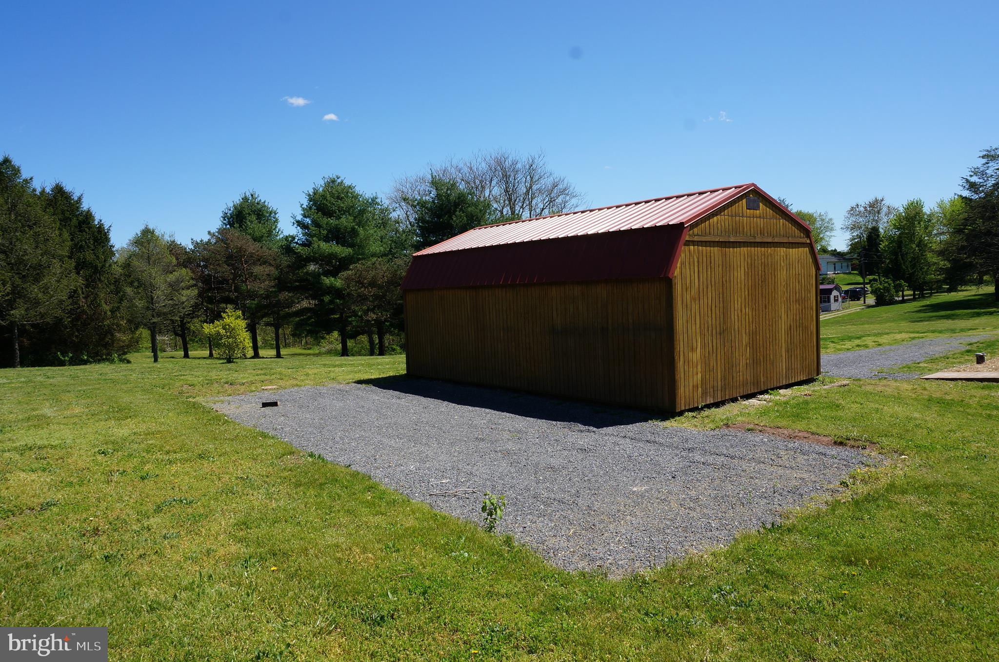14351 Tollgate Ridge Road Hancock, MD 21750 - Photo 48 of 54 Gravel Pad Next To Storage Barn Shed