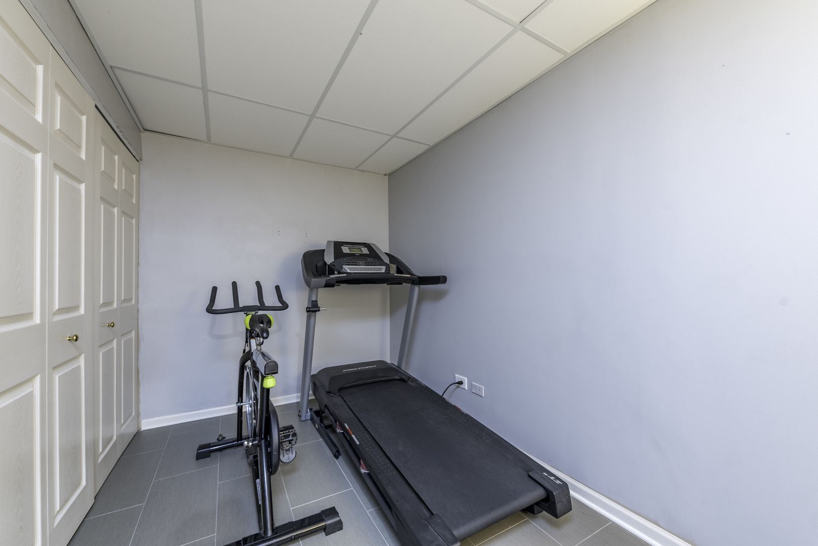1650 Natures Way Lindenhurst, IL 60046 - Photo 40 of 55 a room with gym equipment and wooden floor