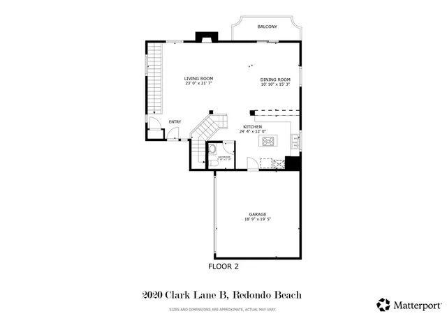 $1,960,000 | 2020 Clark Lane, Unit B, Redondo Beach, CA 90278
