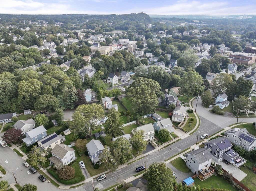 9 Upland Road Winchester, MA 01890 - Photo 38 of 42 an aerial view of a house with yard