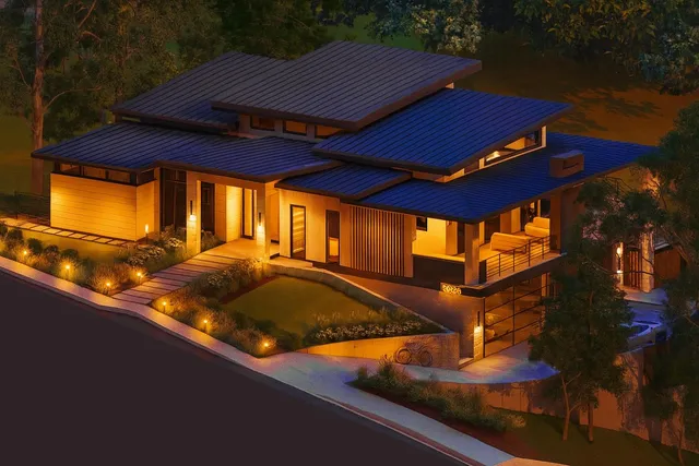 a view of swimming pool with a patio