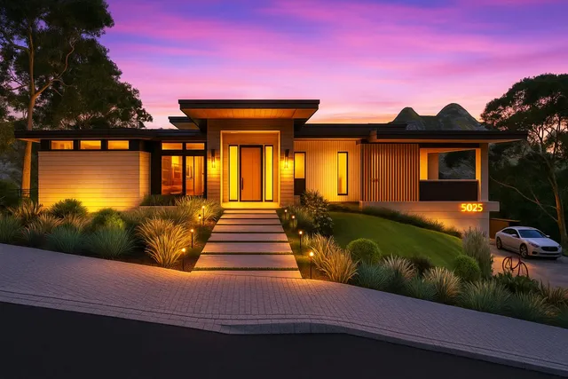 a view of house and outdoor space