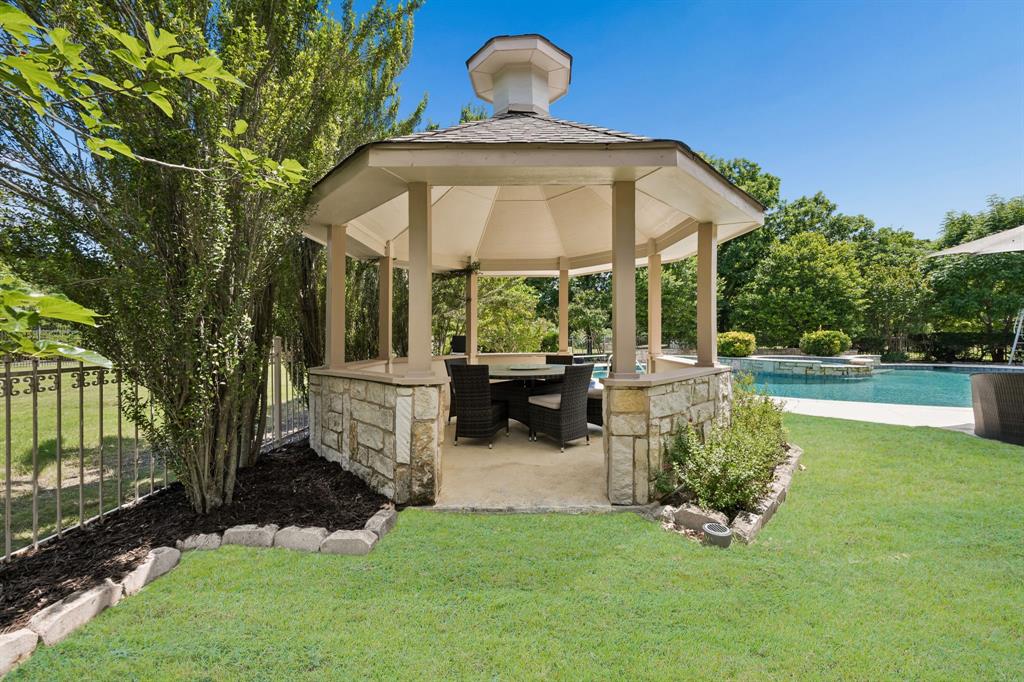 5808 Rathbone Drive Parker, TX 75002 - Photo 36 of 39 Charming gazebo to enjoy your Coffee or outdoor meals at.