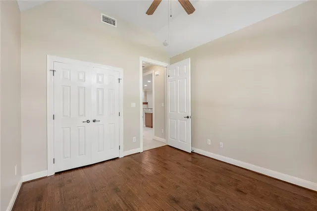 a view of an empty room