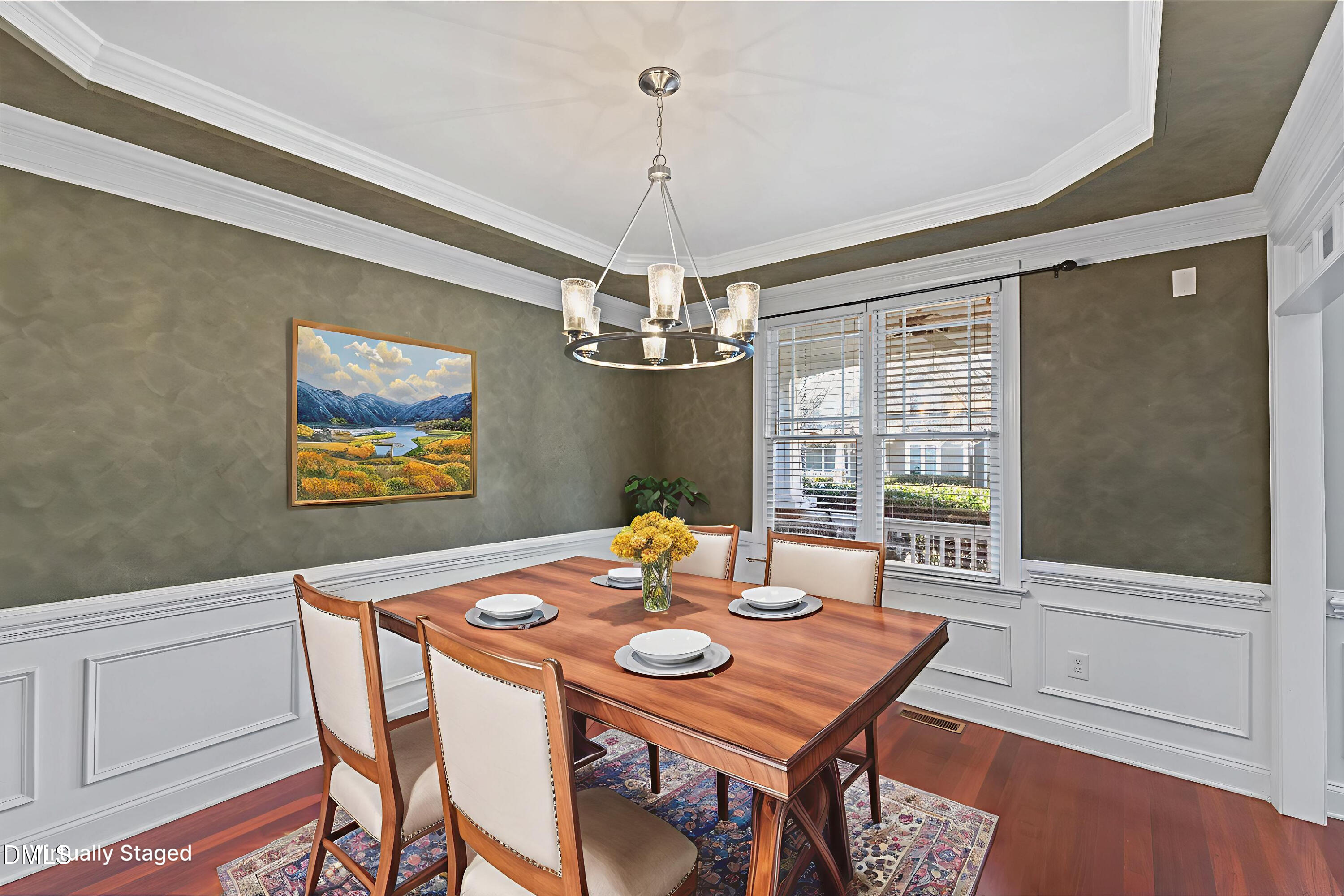 2124 Karns Place Raleigh, NC 27614 - Photo 13 of 74 a view of a dining room with furniture window and wooden floor