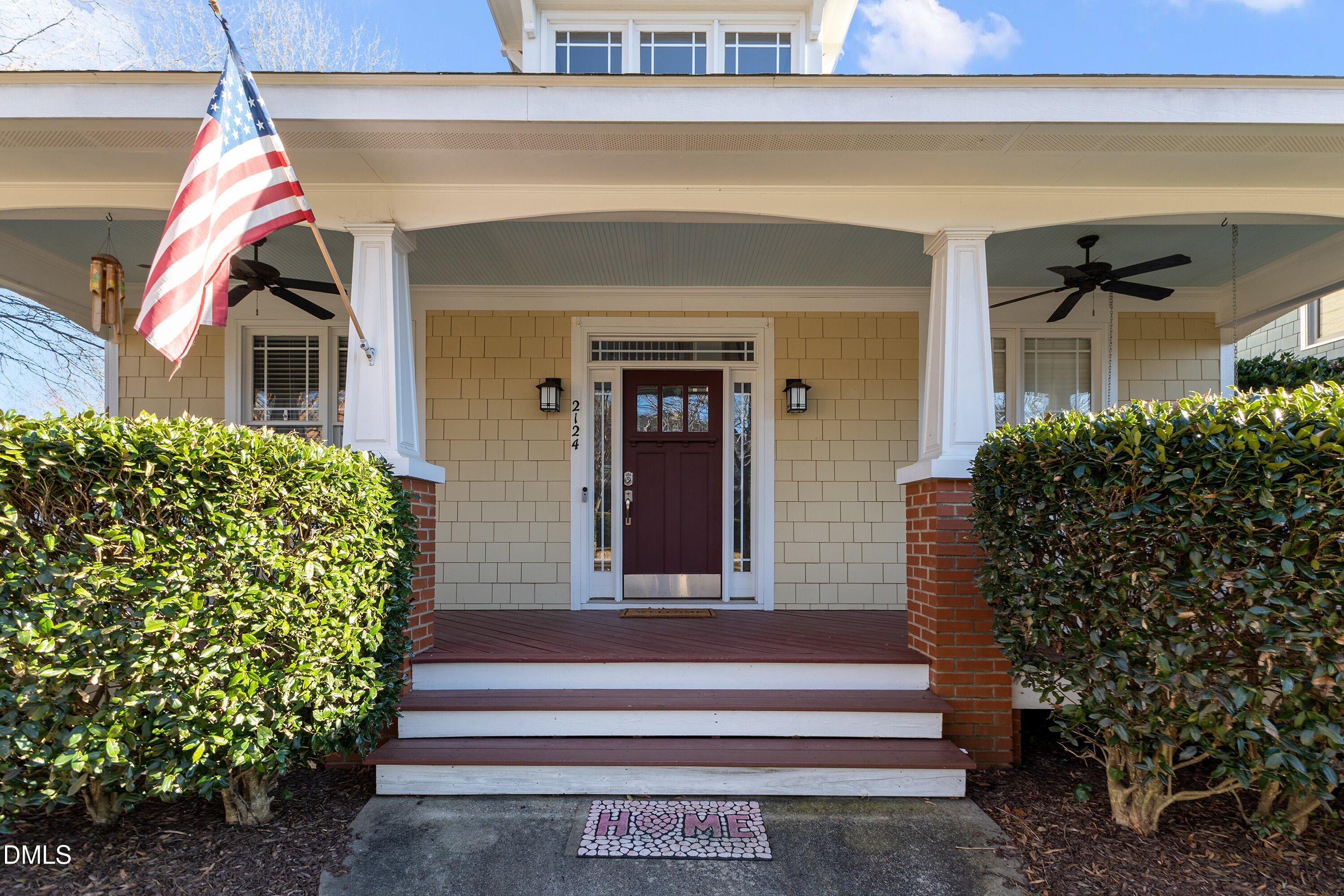 2124 Karns Place Raleigh, NC 27614 - Photo 3 of 74 a front view of a house with a garden
