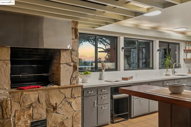 a view of city from the balcony