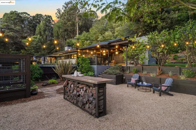 a view of a house with a yard porch and sitting area