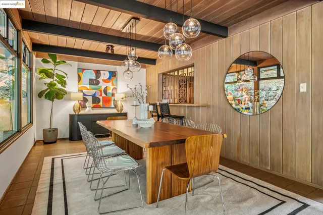 a view of a back yard from a balcony