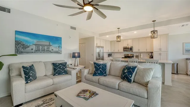 a view of a city and an ocean view