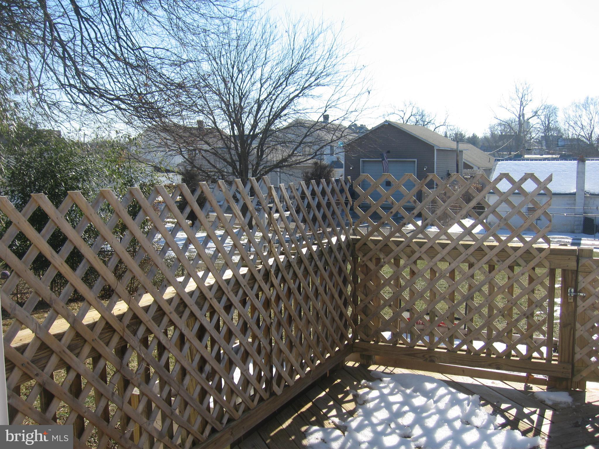 121 West 7th Avenue Ranson, WV 25438 - Photo 16 of 16 Rear Deck overlooks large backyard