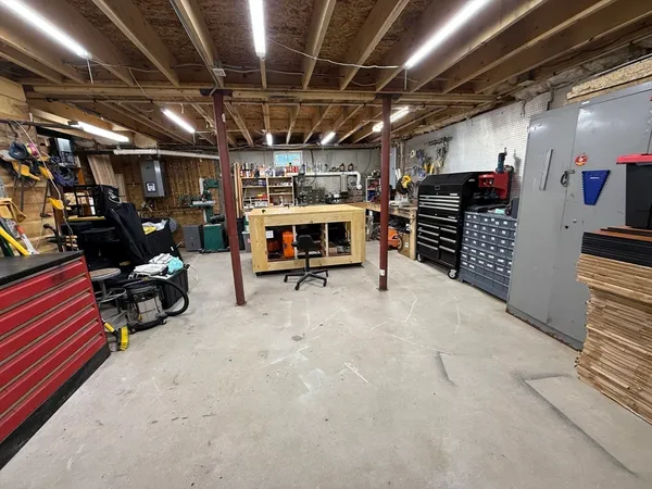 a view of storage and utility room