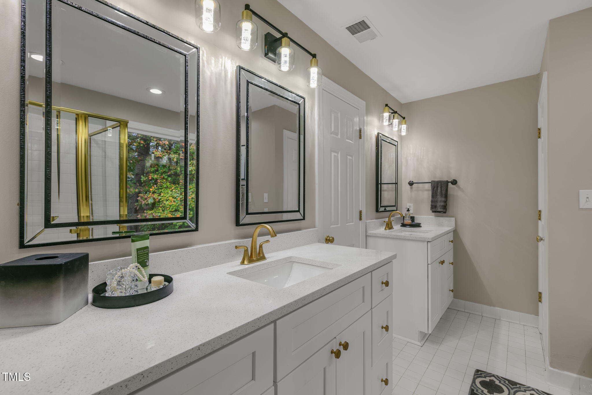 4212 Omni Place Raleigh, NC 27613 - Photo 32 of 41 Double Sink Master bath