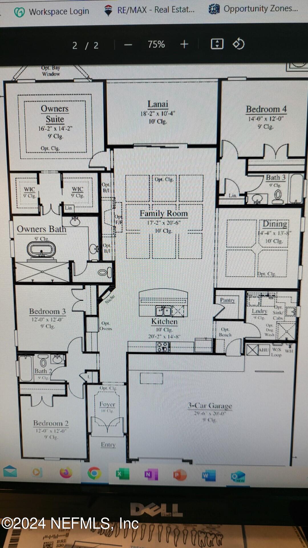 375 Silver Pine Drive St. Augustine, FL 32092 - Photo 84 of 84 375 silverpine floor plan