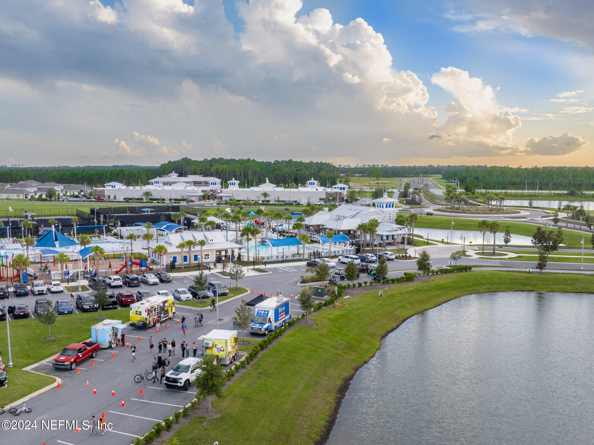 375 Silver Pine Drive St. Augustine, FL 32092 - Photo 65 of 84 a view of a city and lake