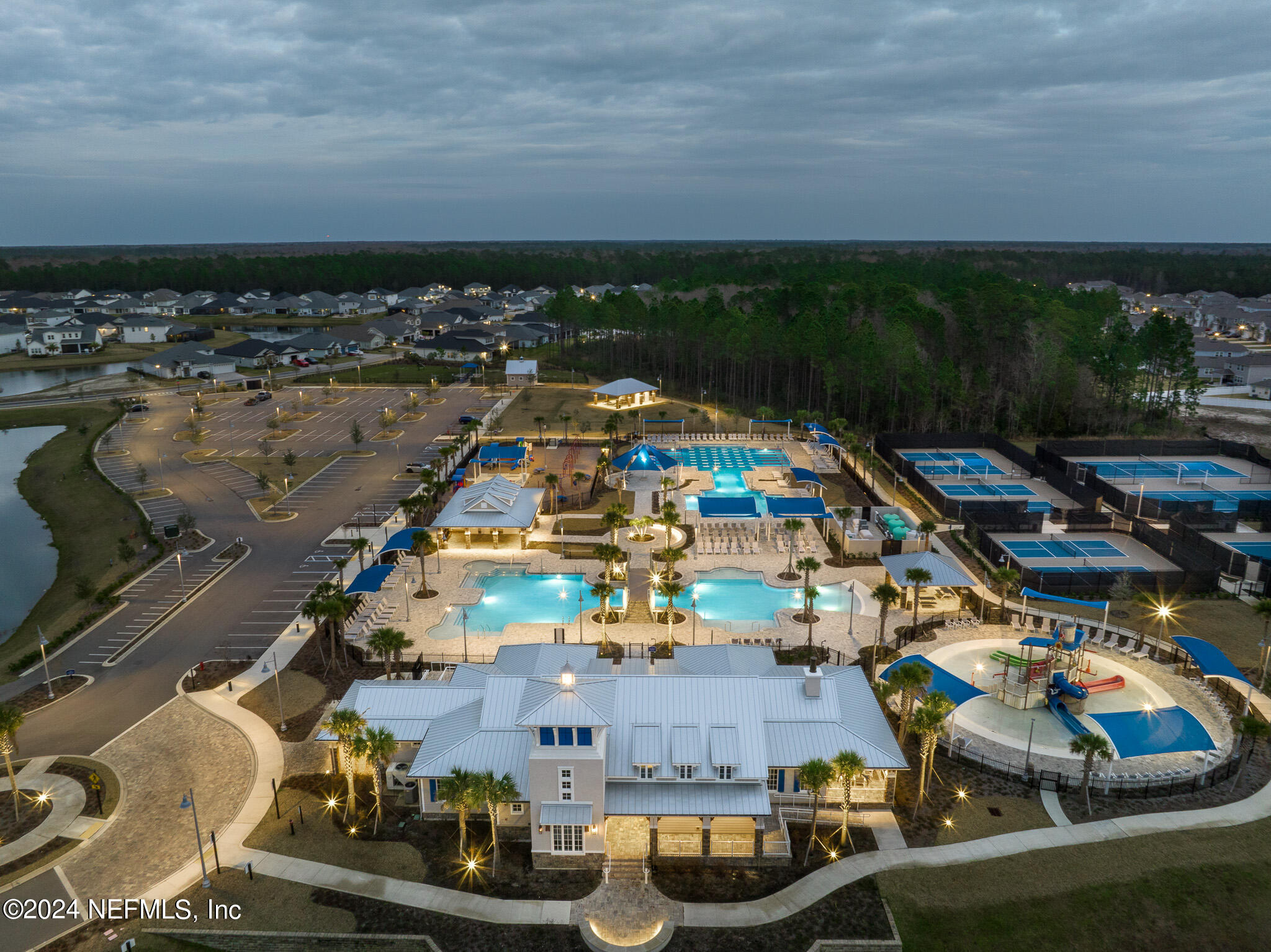 375 Silver Pine Drive St. Augustine, FL 32092 - Photo 67 of 84 an aerial view of residential houses and outdoor space