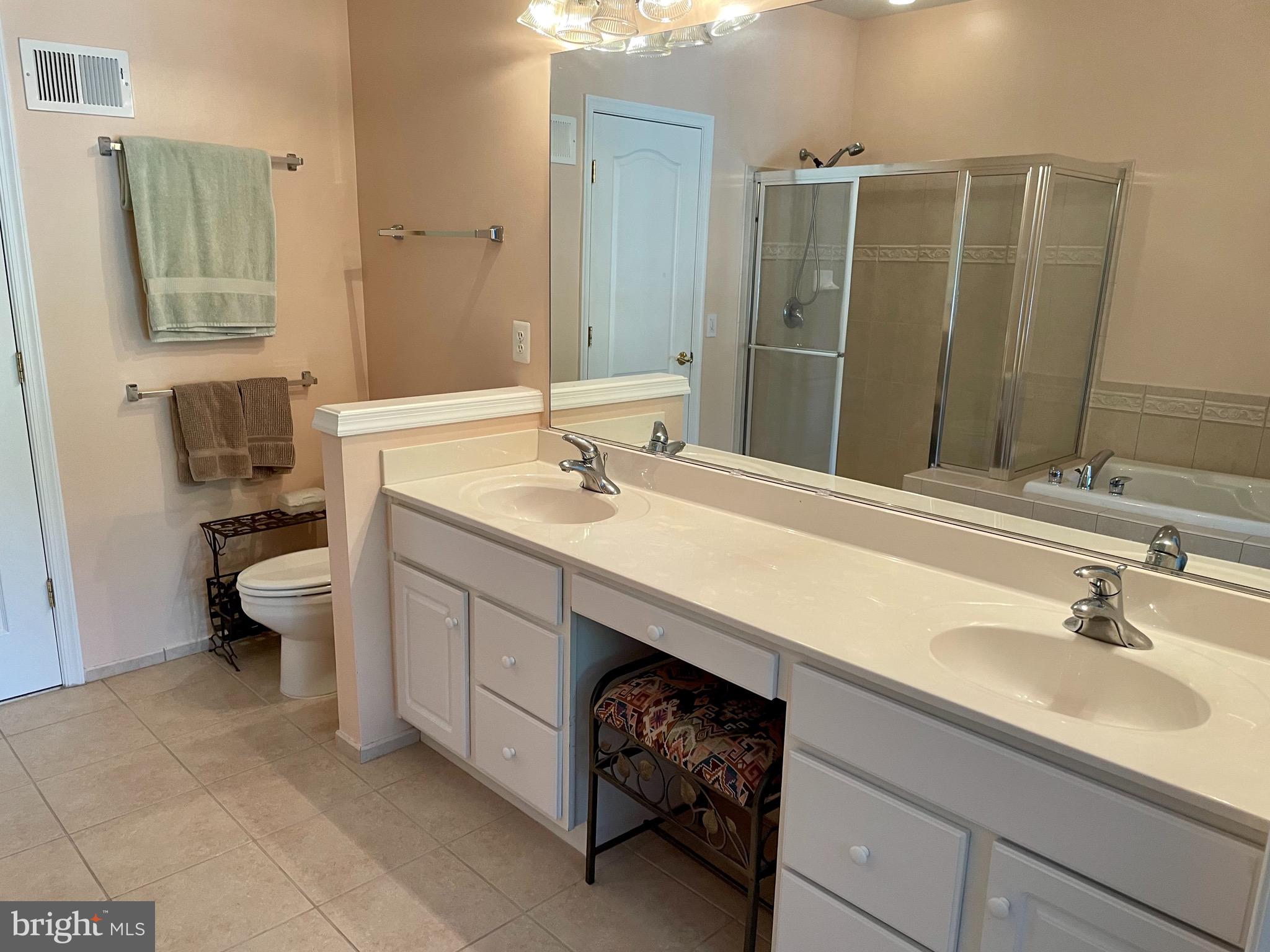 8258 Academy Road, Unit 6 Ellicott City, MD 21043 - Photo 11 of 36 Master bath with huge double vanity