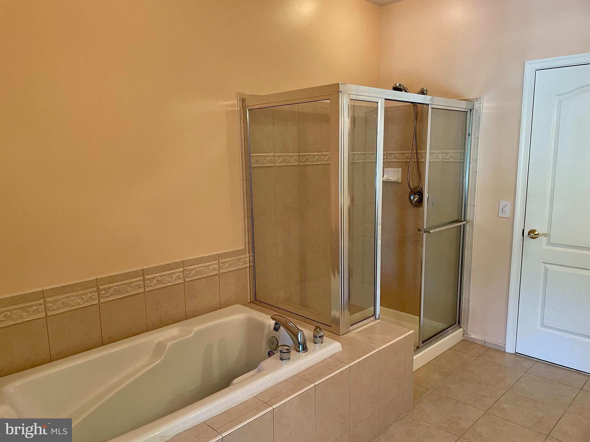 8258 Academy Road, Unit 6 Ellicott City, MD 21043 - Photo 13 of 36 Soaking tub & separate shower stall