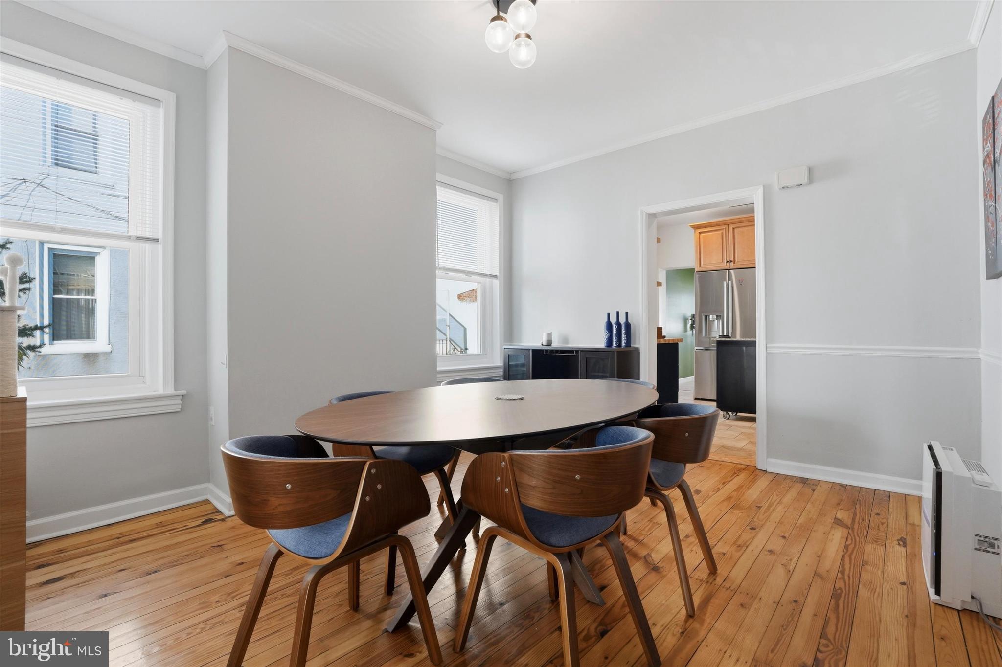 425 Righter Street Philadelphia, PA 19128 - Photo 7 of 35 a view of a dining room with furniture and wooden floor