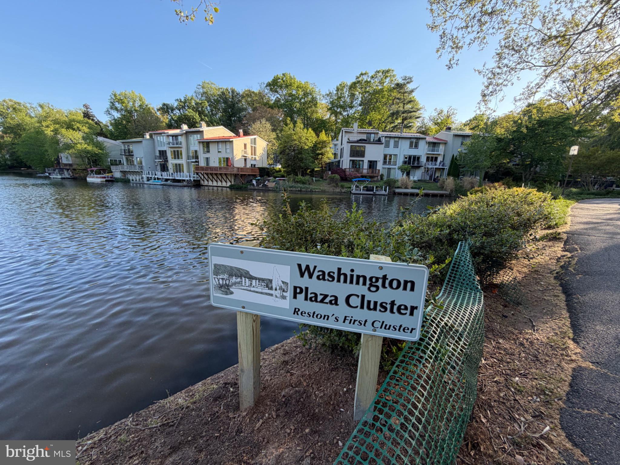 1552 Northgate Square, Unit 12B Reston, VA 20190 - Photo 27 of 29 Tranquil Waterside Community Sign