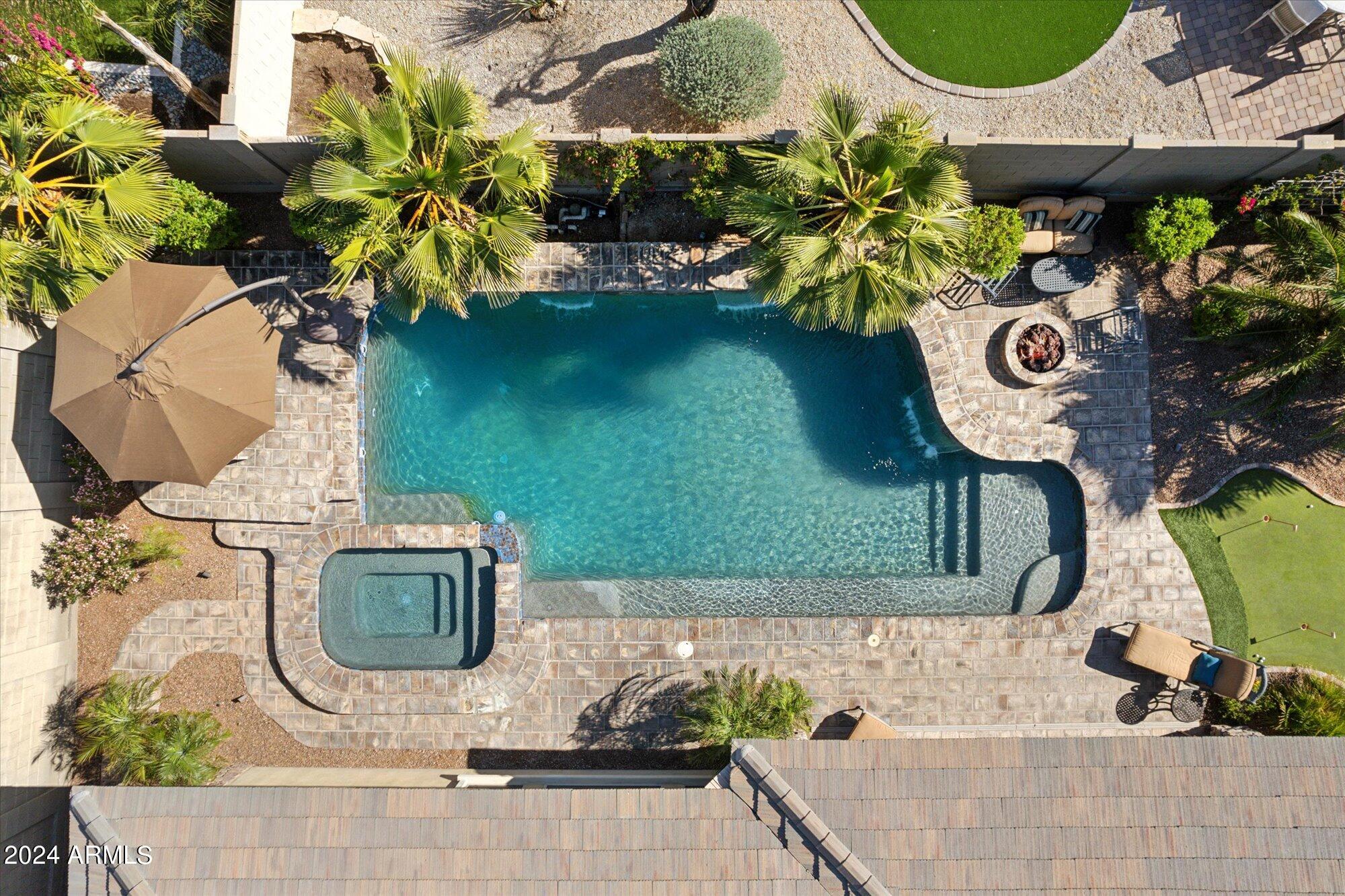 18095 West Narramore Road Goodyear, AZ 85338 - Photo 41 of 48 Overhead of pool/spa