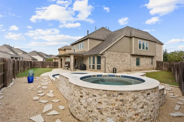 a front view of a house with entertaining space