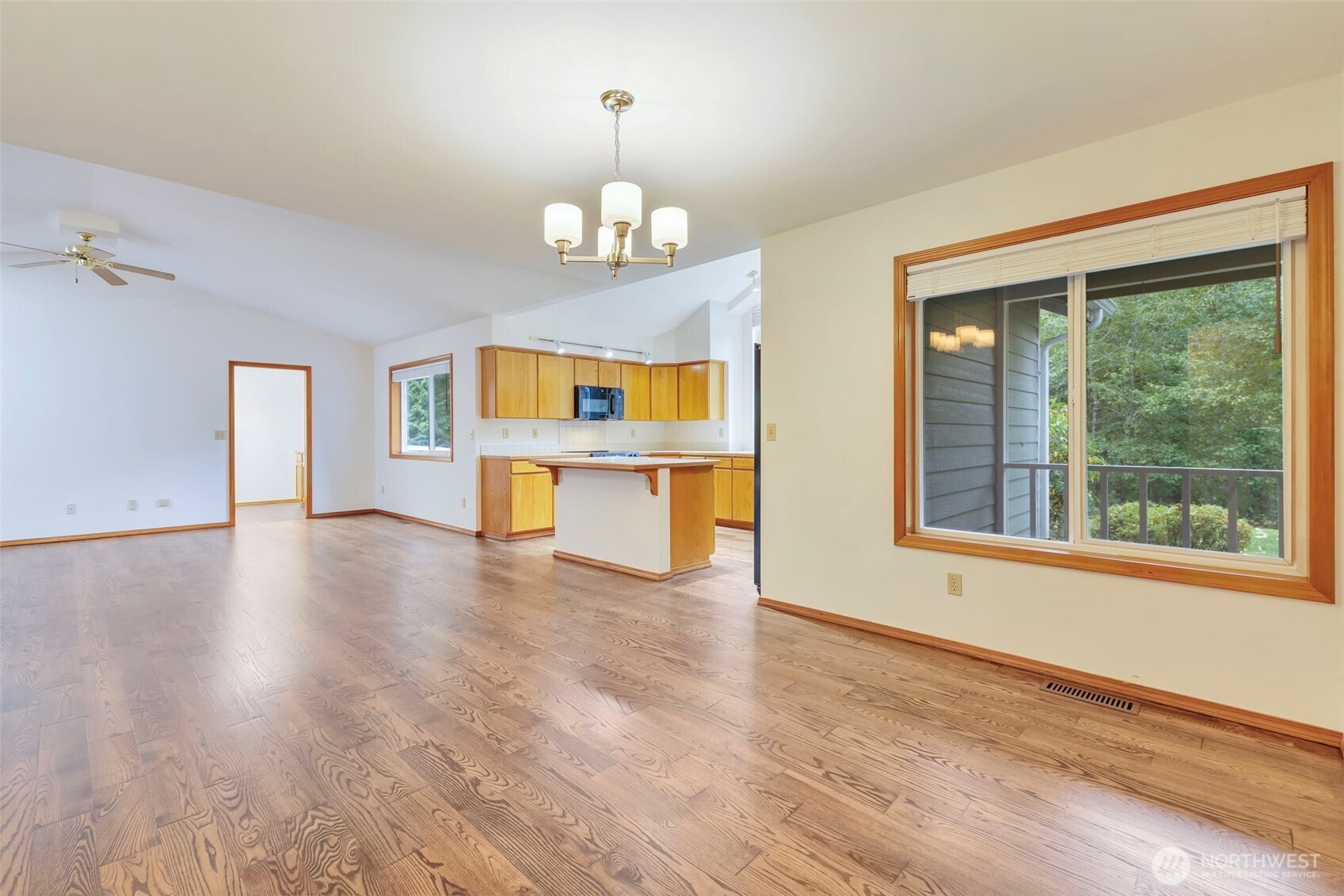 3830 Mari Lane Southeast Olympia, WA 98513 - Photo 15 of 32 wooden floor in an empty room with a window