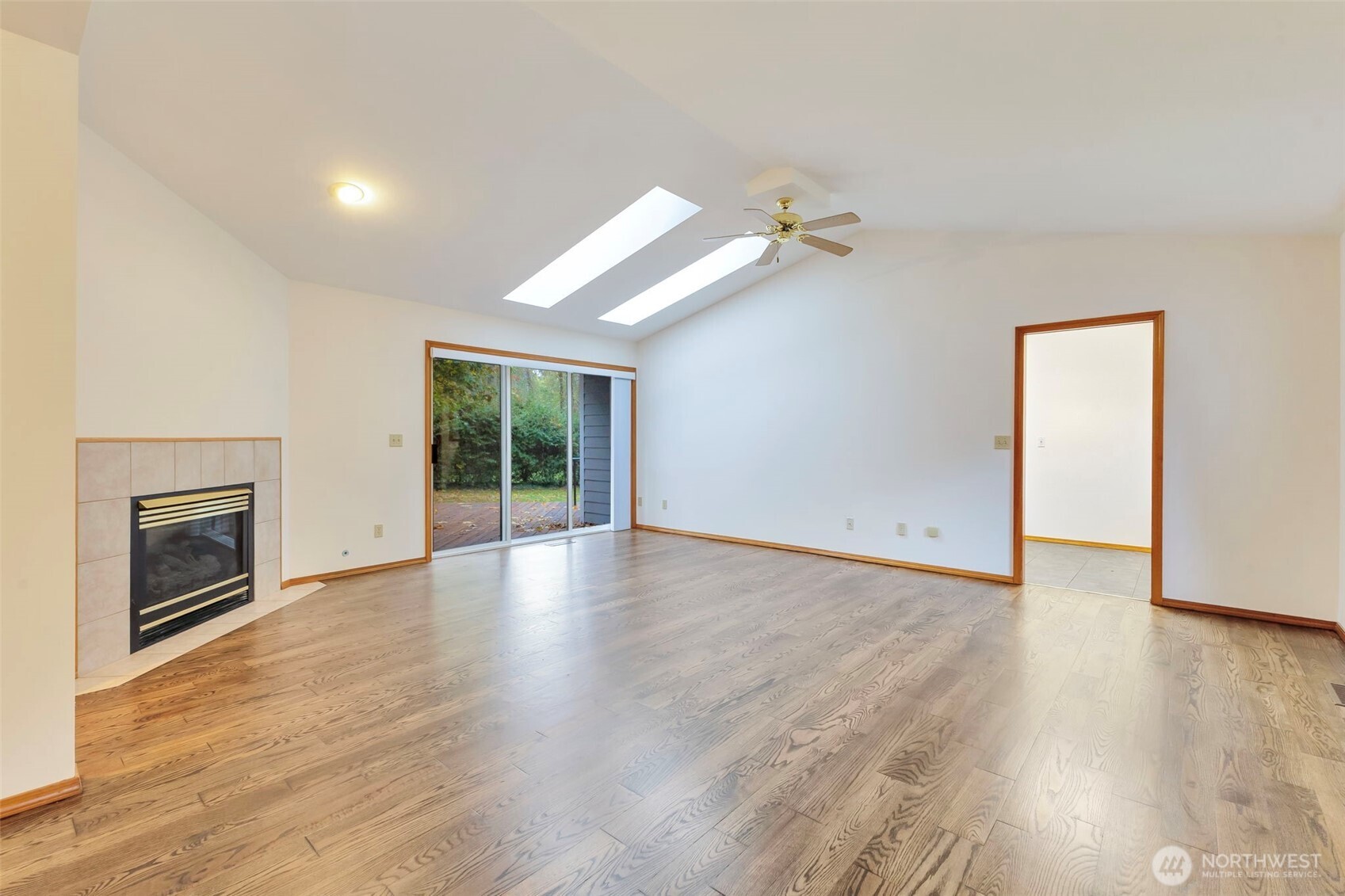 3830 Mari Lane Southeast Olympia, WA 98513 - Photo 20 of 32 wooden floor in an empty room with a window