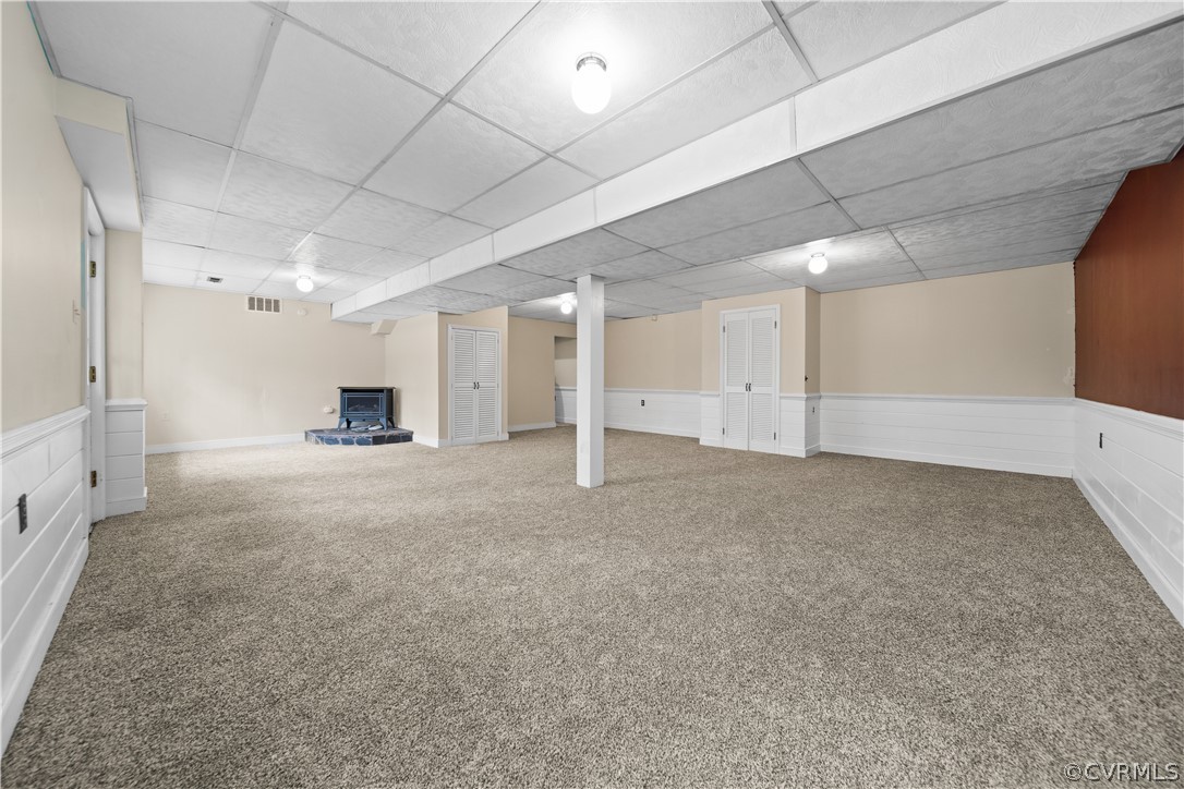 2331 Hicks Road Richmond, VA 23235 - Photo 20 of 38 Fully finished basement with new carpet