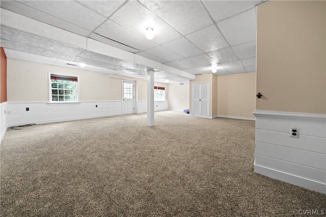 2331 Hicks Road Richmond, VA 23235 - Photo 22 of 38 Enormous finished basement with tons of natural li