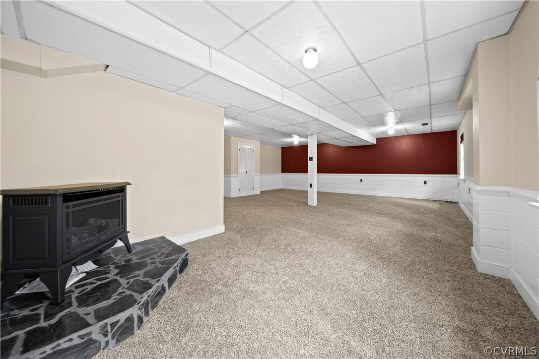 2331 Hicks Road Richmond, VA 23235 - Photo 23 of 38 Enormous finished basement with natural gas stove