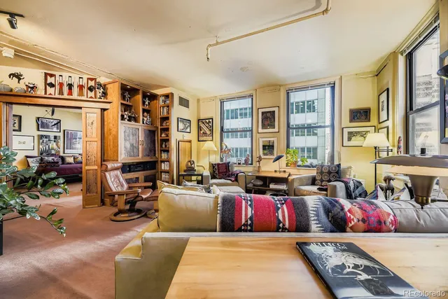 a bed room with bed and a couch