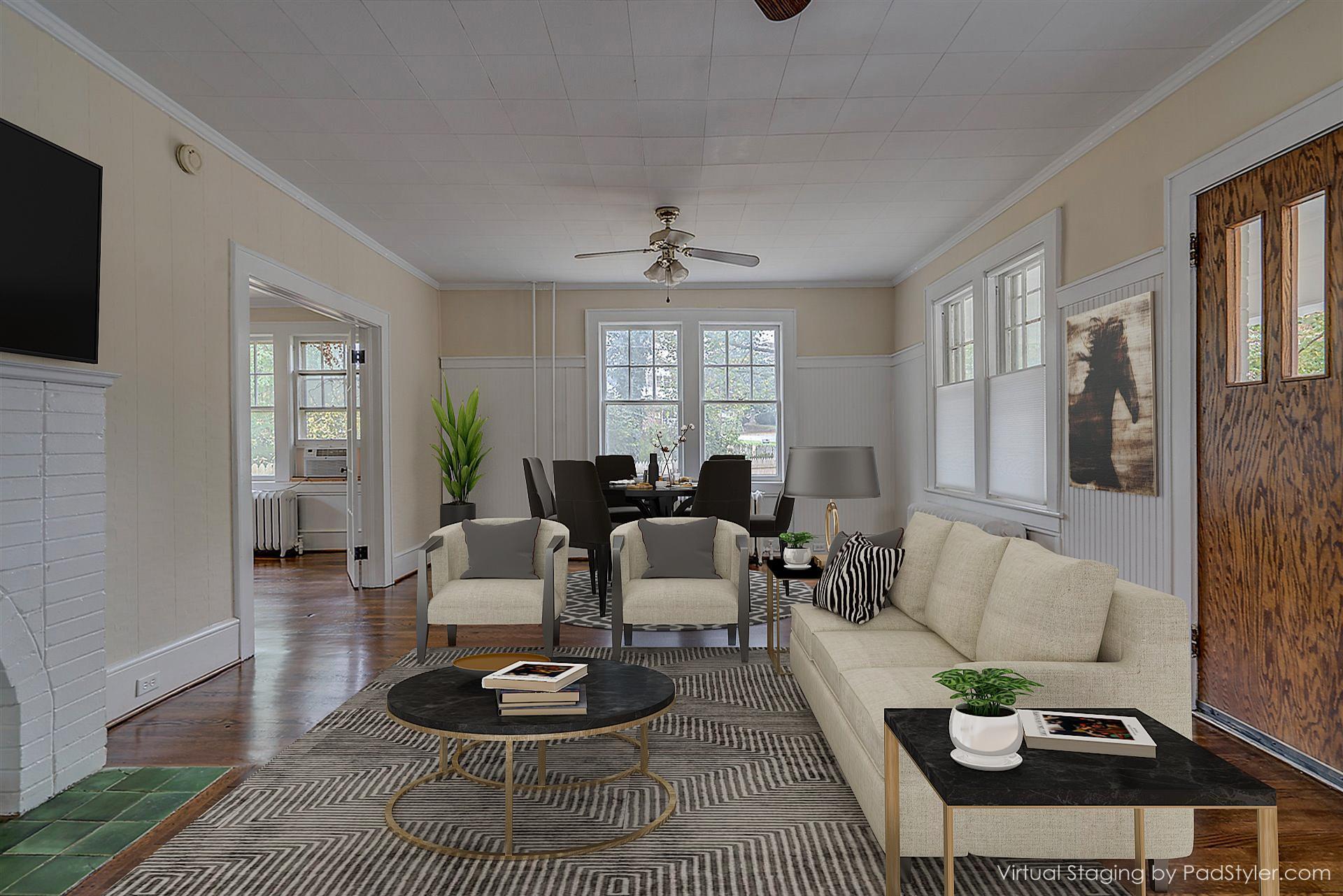 1930 Carter Road Southwest Roanoke, VA 24015 - Photo 11 of 35 sitting area & dining area combo