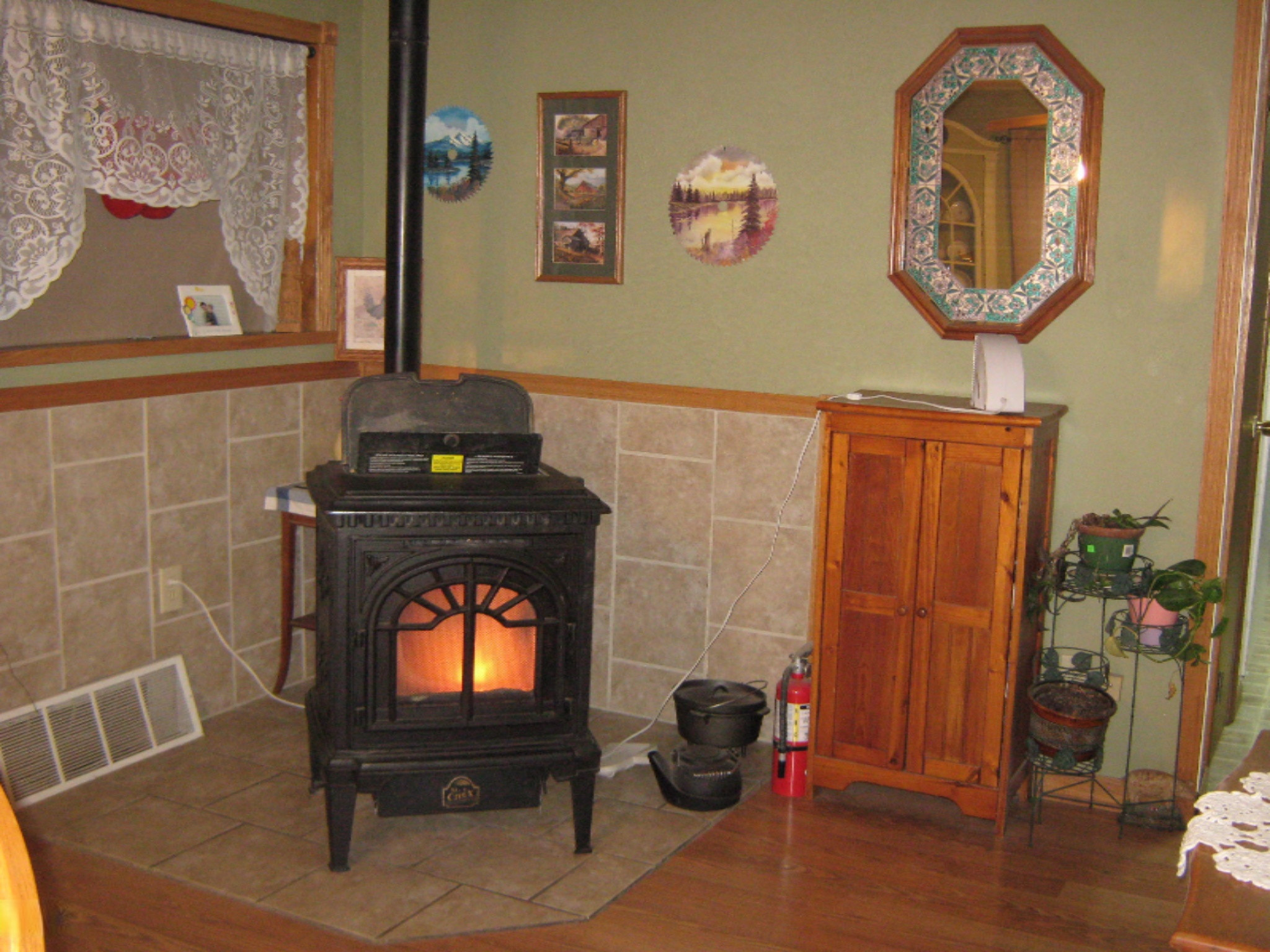 7233 East Hansen Road Fountain, MI 49410 - Photo 6 of 24 Pellet stove
