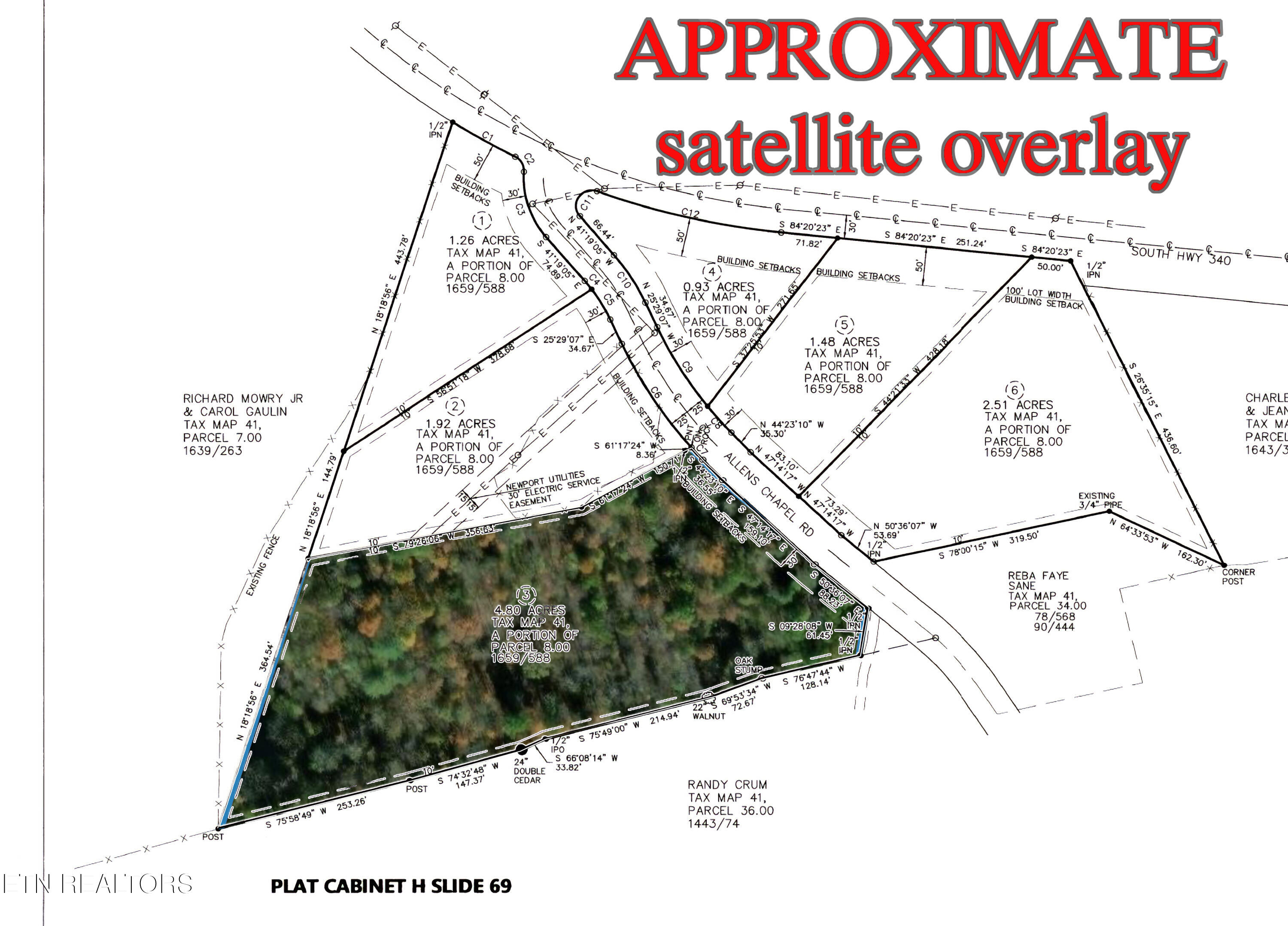 2460 Allen Chapel Road Parrottsville, TN 37843 - Photo 4 of 4 Allen Shapel cropped satellite