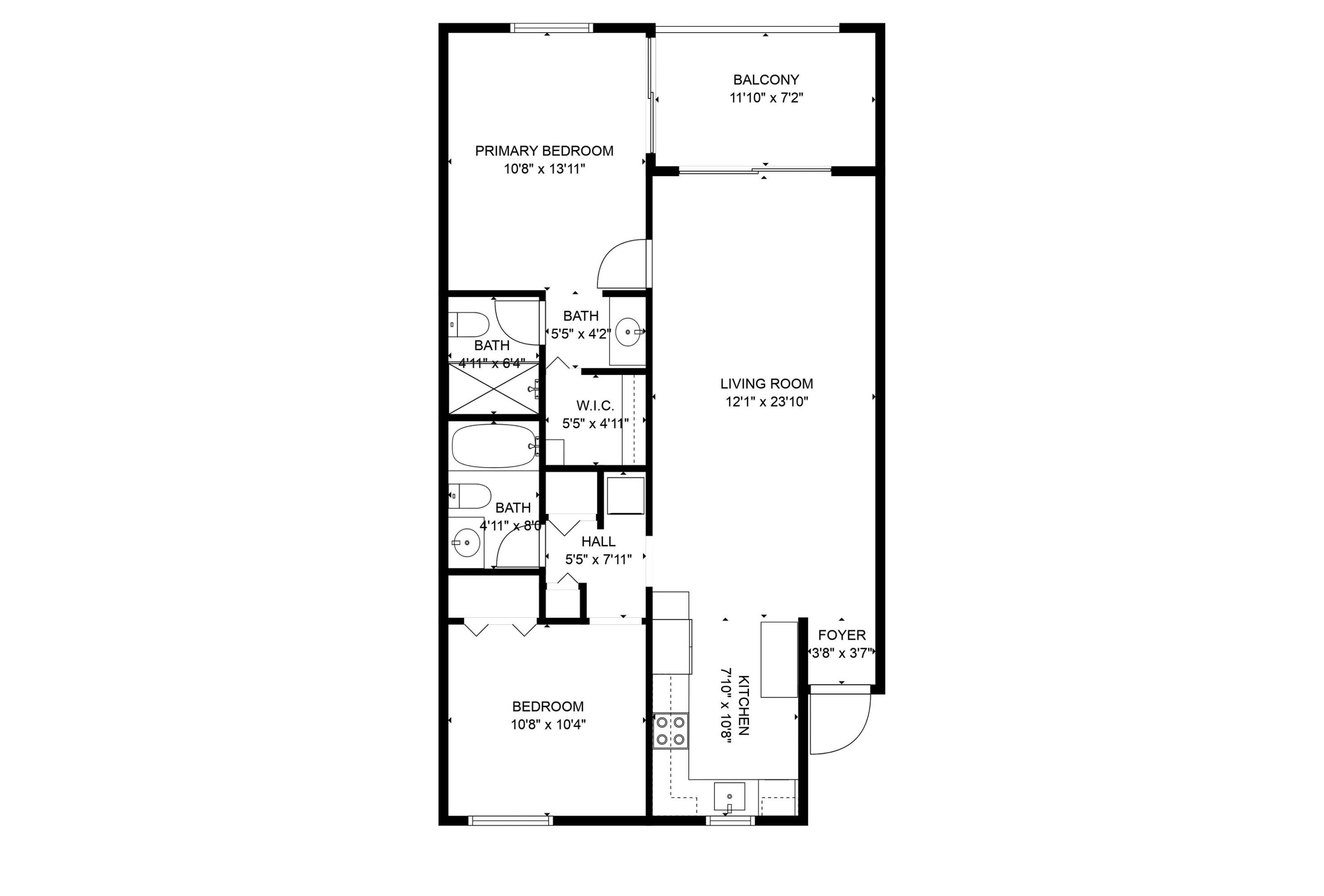 2600 Greenwood Terrace, Unit 210 Boca Raton, FL 33431 - Photo 30 of 30 Floor Plan